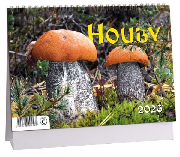 Stolní kalendář ARIA 2026 - Houby
