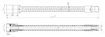 SAPHO - Sprchová hadice pro výsuvné sprchy, F1/2"-M3/8", 175cm, chrom FLE16