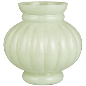 Ib Laursen Skleněná váza Light Green Petra, zelená barva, sklo