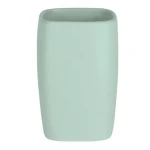 Spirella RETRO kelímek na kartáčky pastelově zelený / keramika (7610583212153)