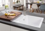 VILLEROY & BOCH - Keramický dřez Siluet 60 Ebony nástavný 1000 x 510 bez excentru 333601S5