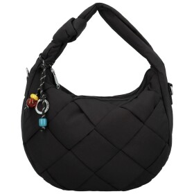 Moderní dámská textilní kabelka na rameno Haniel, černá