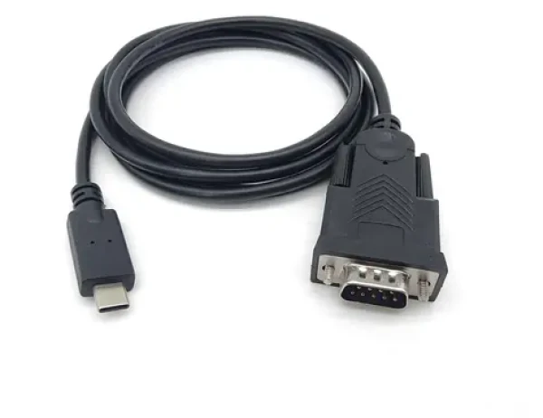 Equip 133392 černá / Adaptér / USB-C - DB9 RS232 / Prolific PL2303GT / 1,5 m (133392)