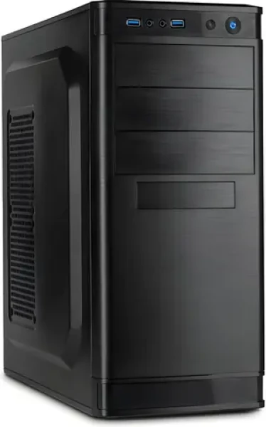 Inter-Tech IT-5905 černá / Počítačová skříň / Midi-Tower / ATX / 2x USB 3.2 Gen1 / 34 l (88881236)