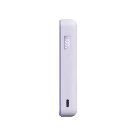 Xiaomi Magnetic Power Bank 10000 fialová / Powerbanka / 33W / bezdrátové nabíjení / integrovaný USB-C kabel / stojánek (71807)