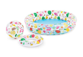 Sada dětský bazén 122x25cm+kruh+míč v sáčku 2+ - Alltoys Intex