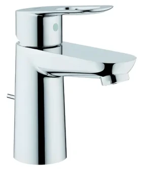 Grohe Umyvadlová baterie s výpustí chrom / Umyvadlová baterie / StarLight povrch / EcoJoy 5,7 l/min (23335000)