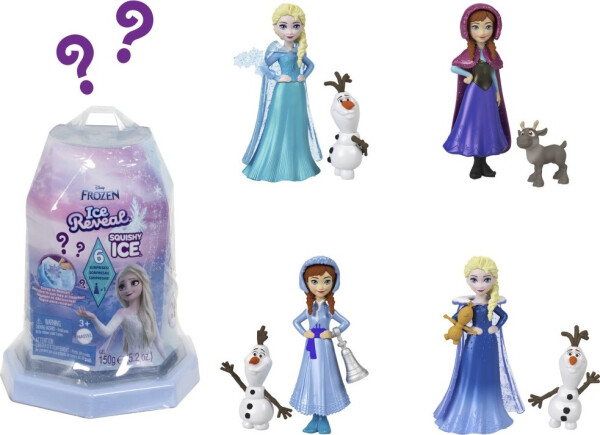 Ledové království snow reveal malá panenka ledová - Mattel Disney