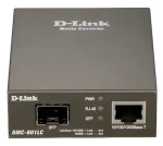 D-Link DMC-G01LC šedá / Media konvertor / 10/100/1000Base-T na Gigabit SFP (DMC-G01LC/E)