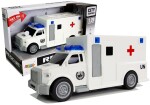 Mamido Autíčko sanitka s efekty 1:20 bílé