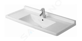 DURAVIT - Starck 3 Umyvadlo nábytkové 1050x485 mm, s 1 otvorem pro baterii, bílá 0304100000