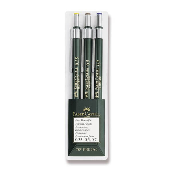 Faber-Castell TK-FINE sada 3 ks 0,35, 0,5 a 0,7 mm