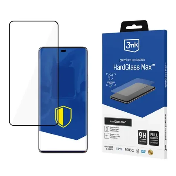 3mk HardGlass Max Black pro Honor Magic7 Lite / Tvrzené sklo / 9H / 0,3 mm (5903108755733)