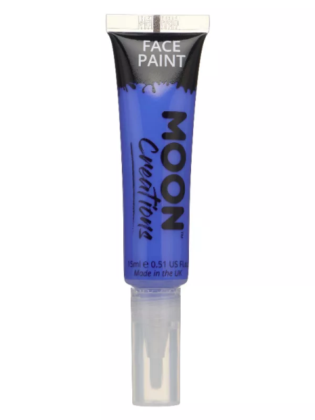 Smiffys.com Líčidlo na tělo - - Moon Creations - tmavě modré se štětečkem 15ml