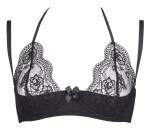 Dámská podprsenka Plus Size V-8691 Černá - Axami černá 80E