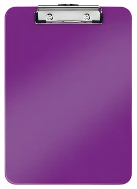 LEITZ Psací podložka WOW purpurová / A4 / až 75 listů / kovová spona (39710062)