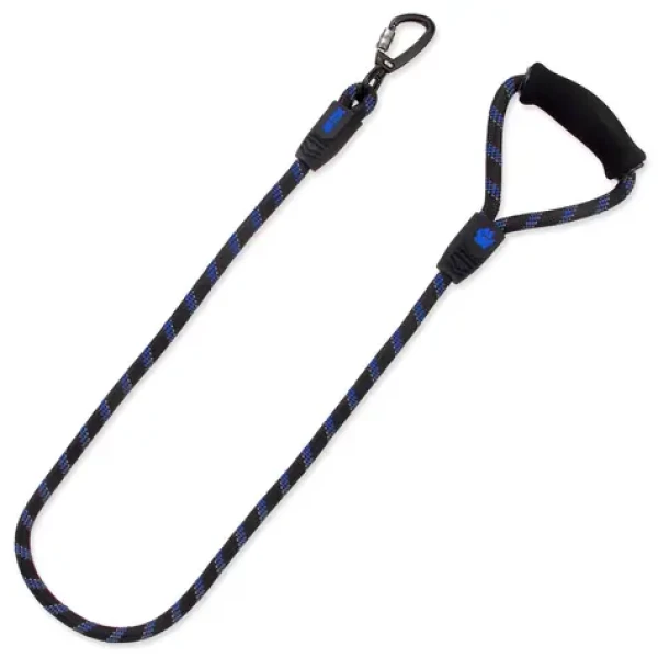 Active Dog Vodítko Sport L modrá / Provazové s karabinou / 1,3x120 cm (0904-90472)
