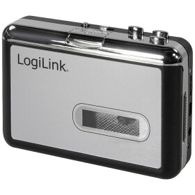 LogiLink UA0156 stříbrná / Kazetový přehrávač / USB-A / 3.5mm (UA0156)