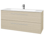 Dřevojas - Umyvadlová skříňka GIO SZZ2 120 - D04 Dub / Úchytka T02 / D04 Dub 406530B