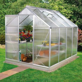 Polykarbonátový skleník – Vitavia Venus 5000, PC 4 mm stříbrný