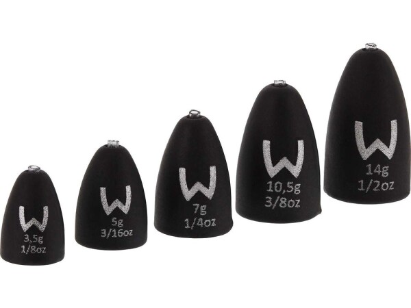 Westin Zátěže Add-It Tungsten Bullet Matte Black,Westin Zátěže Add-It Tungsten Bullet Matte Black