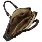 Luxusní kožená business taška Benedikt, tmavě hnědá