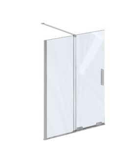 RAVAK - Roll Vanová zástěna 100x150 cm, chrom/čiré sklo X786A0C00Z1