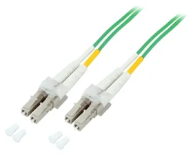 EFB LC-LC OM5 zelený / Optický patchkabel / Duplex / 50/125 µm MM / LSZH / 3 m (O0319.3OM5)