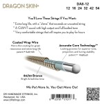 DR Strings Dragon Skin+ DA8-12
