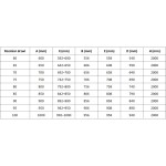 MEXEN/S - Lunar-B sprchové dveře křídlové pravé 85, transparent, grafit kartáčovaná 832-085-000-66-00-P