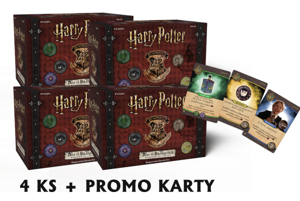 Harry Potter: Boj o Bradavice - Lektvary a zaklínadla (4ks + promo)