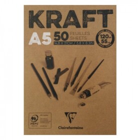 Skicák Kraft A5, 50 listů, 120g/m2