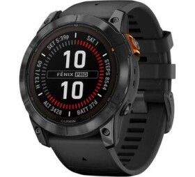 Garmin fenix 7X Pro Solar šedo-černá / Chytré hodinky / GPS / 1.4" d. displej / mapy / BT / WiFi / voděodolné (010-02777-01)