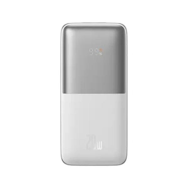 Baseus Bipow Pro Powerbank 10000mAh bílá / 20W / 2x USB-A / 1x USB-C (PPBD040202)