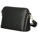 Módní dámská kožená crossbody kabelka Jurina new, černá
