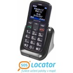 Aligator A321 Senior černo-šedá / CZ / 1.8 / Dual-SIM / microSD (A321GB)