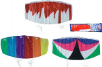 Drak létající padák nylon 120x55cm asst 3 barvy v sáčku