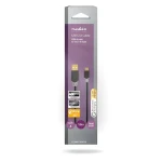 Nedis USB 2.0 kabel antracit / Kabel USB / USB-A - Micro-B / 480 Mbps / 1 m / pozlacené konektory (CCBW60500AT10)