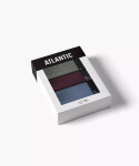 Kalhotky Atlantic 3MP-209/25 A'3 S-2XL zeleno-maroun-modrá L