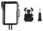Puluz PU883B černá / Držák / DJI Osmo Action 5 Pro, 4, 3 / Cold shoe / Otevřený ochranný rám (PU883B)