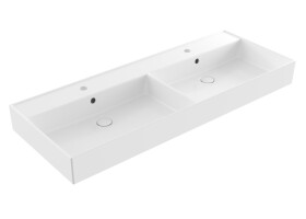Dvojumyvadlo SAT Infinitio 120,4x46,5 cm dva otvory pro baterii SATINF212046 SATINF212046