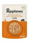 Applaws Cat kapsa Adult Jelly kuřecí prsa s játry 70g