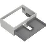 MEXEN - Box-A skříňka pro umyvadlo 70, 1 šuplík, šedý mat 91AX0-0700-235-1-62