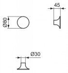 IDEAL STANDARD - La Dolce Vita Háček, kartáčované zlato T5503A2