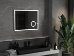 MEXEN - Kala zrcadlo s osvětlením 80 x 60 cm, LED 6000K, 9820-080-060-611-00