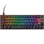 Ducky Mecha Pro Cherry MX-Blue černá / herní klávesnice / podsvícená / mechanická / drátová USB-C / DE (DKME2167ST-CDEPDAAT2)