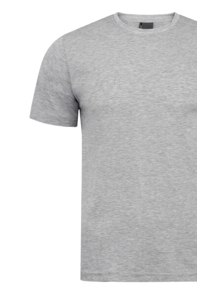 Pánské tričko ALEKSANDER 5XL-6XL melanžový grafit 5XL
