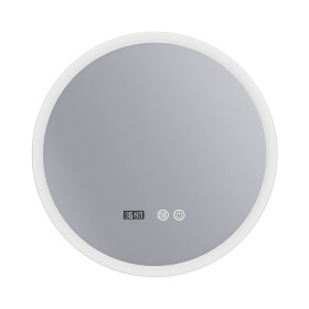 Erga Deam, kulaté LED zrcadlo 50cm, 3 barvy světla, přední osvětlení, vyhřívací podložka proti zapaření, ERG-V01-Deam-5050-CL ERG-V01-DEAM-5050-CL