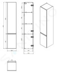 VILLEROY & BOCH - Collaro Závěsné WC se sedátkem Slim, SoftClosing, DirectFlush, CeramicPlus, bílá 4626RSR1