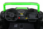 Mamido Dětské elektrické autíčko Buggy UTV Strong 24V nafukovací kola zelené